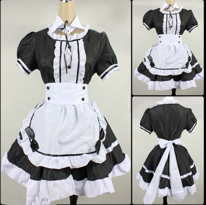 French Maid Outfit Herren Damen Cosplay 7